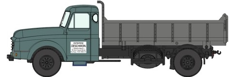 REE Modeles CB-066 - Willeme Dump Truck Deschiron Company